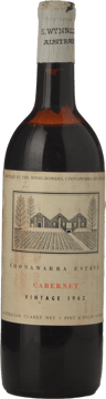 WYNNS COONAWARRA ESTATE Cabernet Sauvignon, Coonawarra 1962 Bottle image number 0