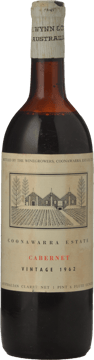 WYNNS COONAWARRA ESTATE Cabernet Sauvignon, Coonawarra 1962 Bottle image number 0