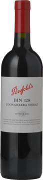 PENFOLDS Bin 128 Shiraz, Coonawarra 2002 Bottle image number 0