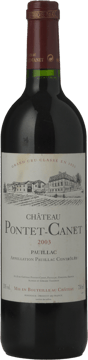 CHATEAU PONTET-CANET 5me cru classe, Pauillac 2003 Bottle image number 0