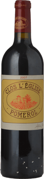 CLOS L'EGLISE, Pomerol 2007 Bottle image number 0