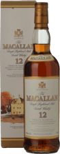 MACALLAN 12 Year Old Sherry Cask Matured Single Malt Whisky 40% ABV, Scotland NV Bottle