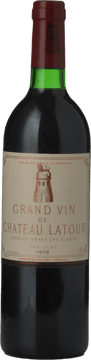CHATEAU LATOUR 1er cru classe, Pauillac 1978 Bottle image number 0