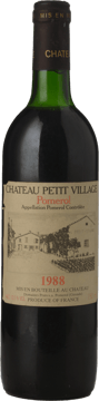 CHATEAU PETIT-VILLAGE, Pomerol 1988 Bottle image number 0
