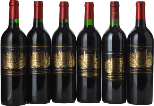 CHATEAU PALMER 3me cru classe, Margaux (75, 89, 90, 95, 00, 05) 6-Bottle Set MV Set image number 0