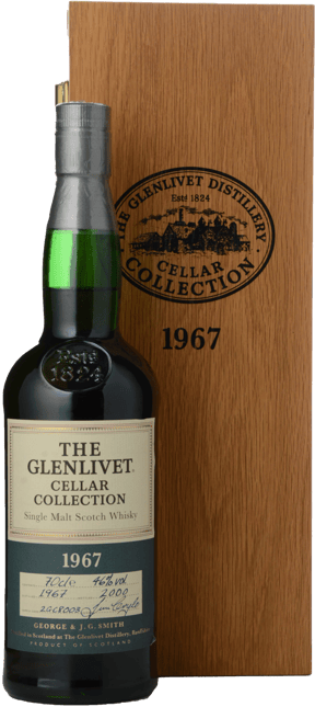 THE GLENLIVET Cellar Collection 46% ABV , Scotland 1967