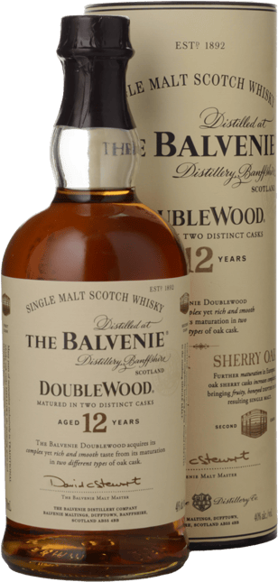 THE BALVENIE 12 Year Old Double Wood Single Malt Whisky NV