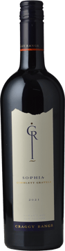 CRAGGY RANGE WINERY Sophia Merlot Cabernet Franc, Hawkes Bay 2021 Bottle image number 0