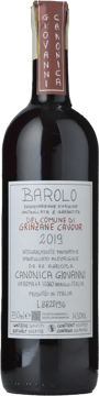 GIOVANNI CANONICA Grinzane Cavour , Barolo DOCG 2019 Bottle image number 0