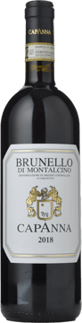 CAPANNA , Brunello di Montalcino DOCG 2018 Bottle image number 0