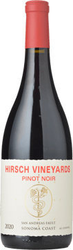 HIRSCH VINEYARDS San Andreas Fault Pinot Noir, Sonoma Coast 2020 Bottle image number 0