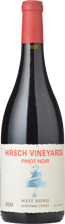 HIRSCH VINEYARDS West Ridge Pinot Noir, Sonoma Coast 2020 Bottle