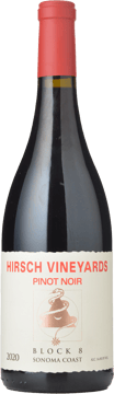 HIRSCH VINEYARDS Block 8 Pinot Noir, Sonoma Coast 2020 Bottle image number 0