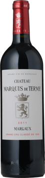 CHATEAU MARQUIS DE TERME 4me cru classe, Margaux 2011 Bottle image number 0