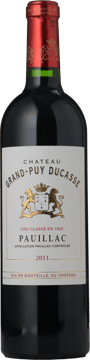 CHATEAU GRAND-PUY-DUCASSE 5me cru classe, Pauillac 2011 Bottle image number 0