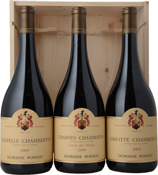 DOMAINE PONSOT Horizontal of 2009 Grand Cru Magnums three-Pack 2009 Case image number 0