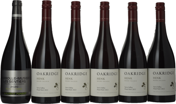 LANGTONS Oakridge and Ponsot Pinot Noir, Yarra Valley, Chambolle-Musigny 6 pack MV Case image number 0