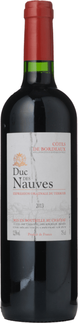 CHATEAU LE PUY Duc Des Nauves, Cotes de Bordeaux 2013