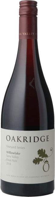 OAKRIDGE WINES Vineyard Series Willowlake Pinot Noir, Yarra Valley 2018