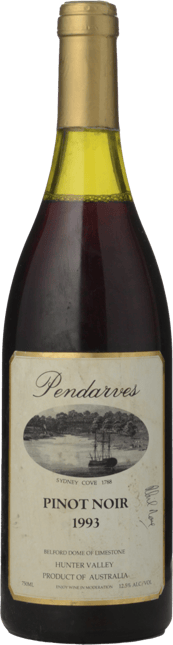 PENDARVES ESTATE Pinot Noir, Hunter Valley 1993