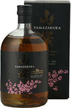YAMAZAKURA 16 Years Old Blended 40% ABV Whisky, Japan NV 700ml image number 0