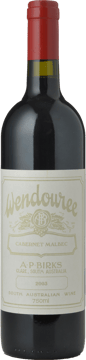 WENDOUREE Cabernet Malbec, Clare Valley 2003 Bottle image number 0