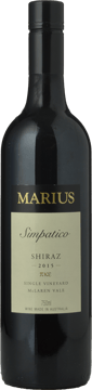 MARIUS WINES Simpatico Single Vineyard Shiraz, McLaren Vale 2015 Bottle image number 0