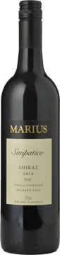 MARIUS WINES Simpatico Single Vineyard Shiraz, McLaren Vale 2016 Bottle image number 0