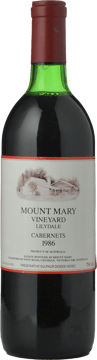 MOUNT MARY Quintet Cabernet Blend, Yarra Valley 1986 Bottle image number 0