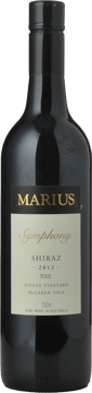 MARIUS WINES Symphony Single Vineyard Shiraz, McLaren Vale 2012 Bottle image number 0