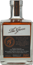 THE GROVE DISTILLERY Small Batch Sherry Cask Limited Release 46% ABV Single Grain Whisky, Margaret River NV 500ml