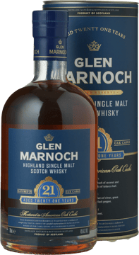 GLEN MARNOCH 21 Years Old Matured in American Oak Casks 40% ABV, The Highlands NV 700ml image number 0