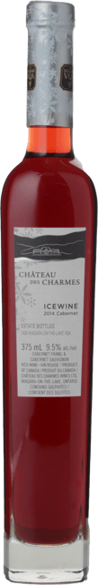 CHATEAU DES CHARMES Icewine Cabernet, Niagra 2014