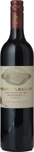 MOUNT PLEASANT Mountain C Light Bodied Dry Red, Hunter Valley 2016