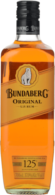 BUNDABERG U.P. 125th Anniversary 37.0% ABV, Bundaberg NV