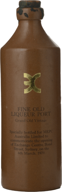 J. BOURNE & SON  Fine Old Liqueur Port Grand Old Vintage, England NV