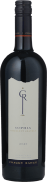 CRAGGY RANGE WINERY Sophia Merlot Cabernet Franc, Hawkes Bay 2020 Bottle image number 0