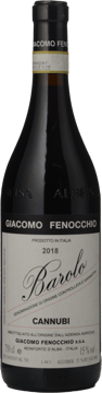 GIACOMO FENOCCHIO Cannubi, Barolo DOCG 2018 Bottle image number 0