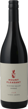 MOUNT PLEASANT Estate Grown Shiraz, Hunter Valley 2018 Bottle image number 0