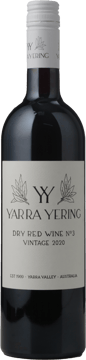 YARRA YERING Dry Red Wine No.3, Yarra Valley 2020 Bottle image number 0