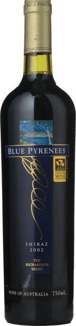 BLUE PYRENEES ESTATE The Richardson Series Shiraz, Pyrenees 2002