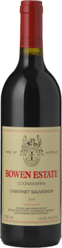 BOWEN ESTATE Cabernet Sauvignon, Coonawarra 2018 Bottle image number 0