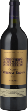 CHATEAU CANTENAC-BROWN 3me cru classe, Cantenac-Margaux 2010 Bottle image number 0