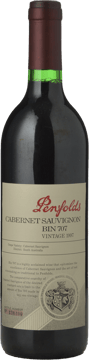PENFOLDS Bin 707 Cabernet Sauvignon, South Australia 1997 Bottle image number 0