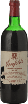 PENFOLDS Bin 707 Cabernet Sauvignon, South Australia 1966 Bottle image number 0