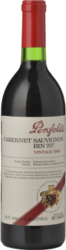 PENFOLDS Bin 707 Cabernet Sauvignon, South Australia 1980 Bottle image number 0