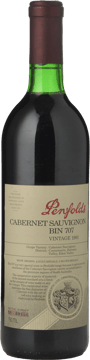 PENFOLDS Bin 707 Cabernet Sauvignon, South Australia 1991 Bottle image number 0