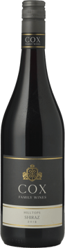 COX WINE MERCHANTS Shiraz, Hilltops 2018 Bottle image number 0