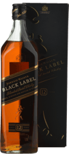 JOHNNIE WALKER Black Label 12 years 40% ABV , Scotland NV One Litre Bottle