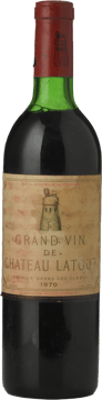 CHATEAU LATOUR 1er cru classe, Pauillac 1970 Bottle image number 0